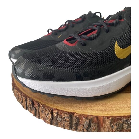 Nike Womens Ace Summerlite Black/Gold Mesh Golf Shoes DA4117-001 size 9 New - Picture 3 of 9